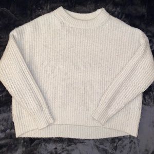 Aerie cream oversized sweater